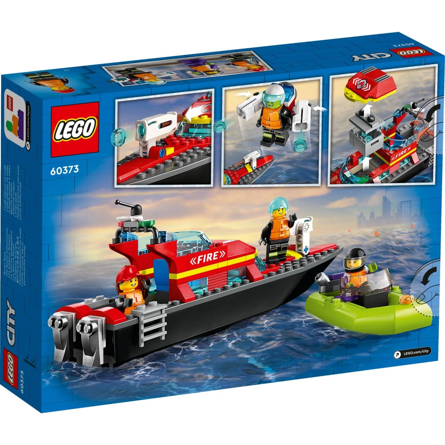 City - Fire Rescue Boat (60373)