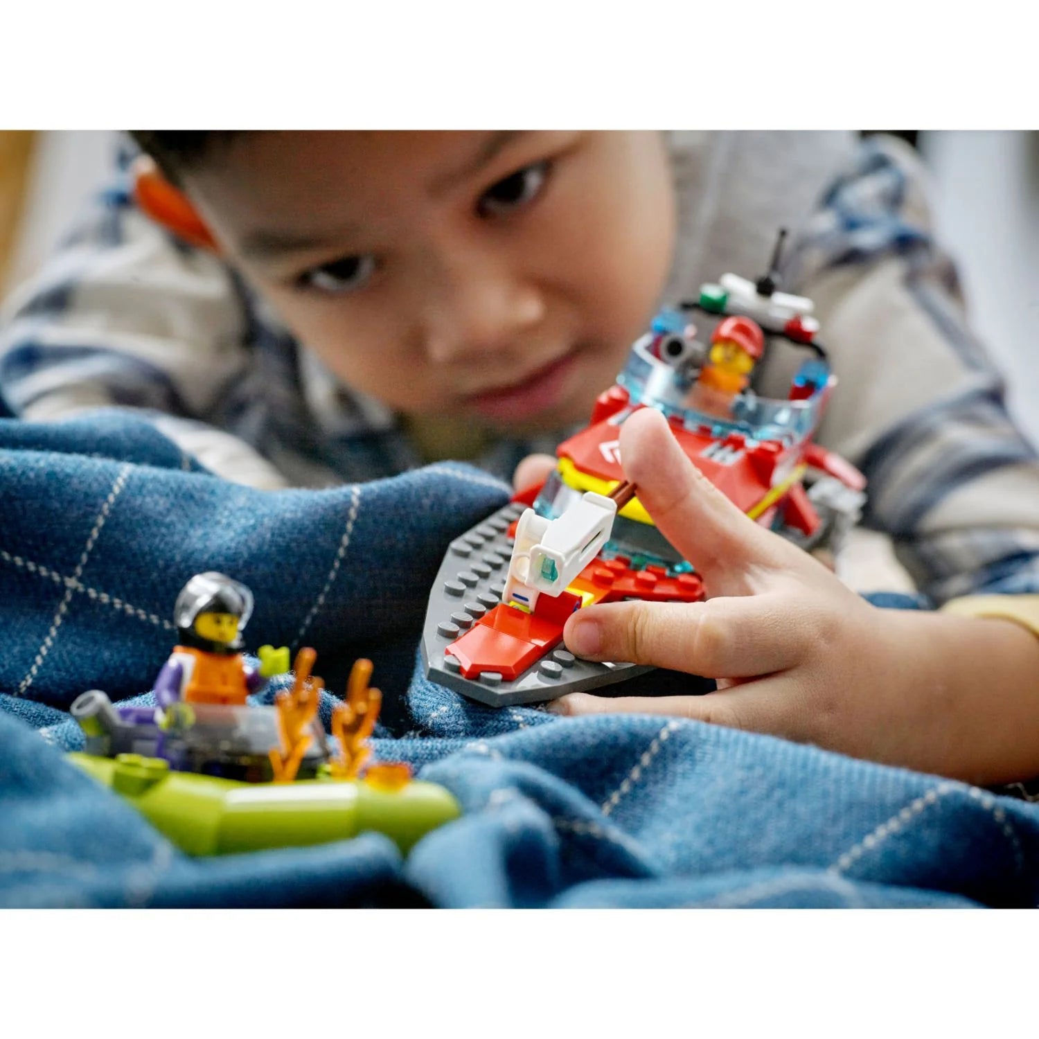 City - Fire Rescue Boat (60373)