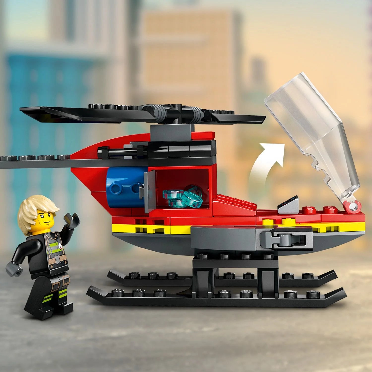 City - Fire Rescue Helicopter (60411) - Toot Toot Toys