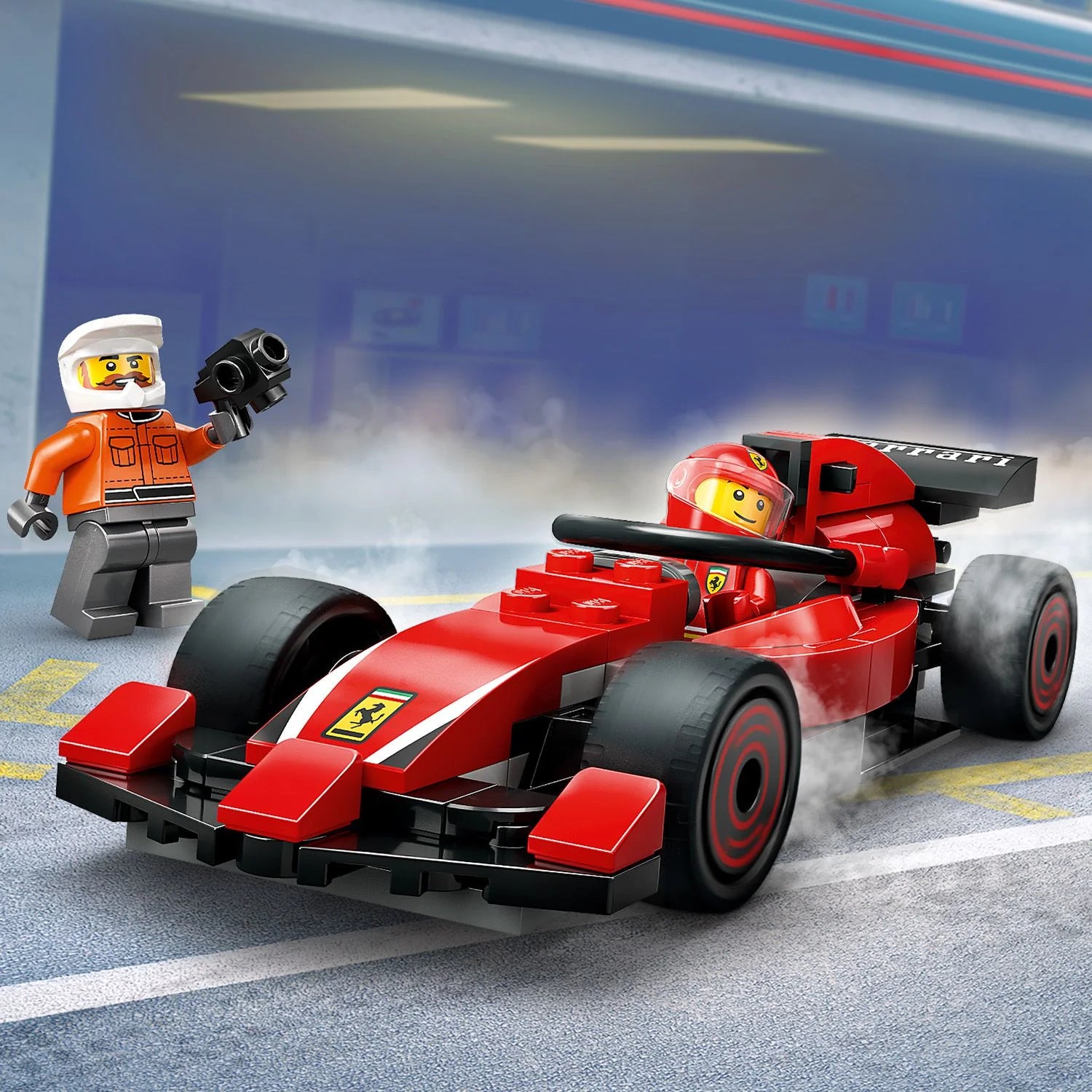 City - F1® Pit Stop & Pit Crew with Ferrari Car (60443)