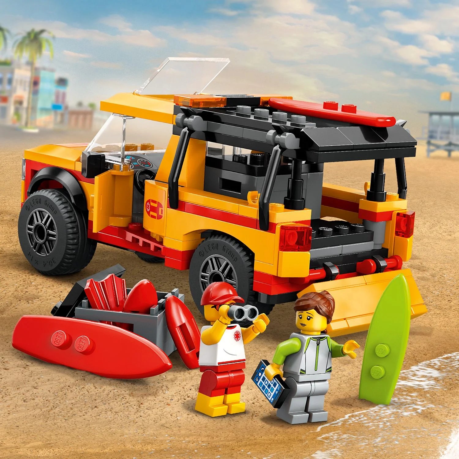 City - Lifeguard Beach Rescue Truck (60453)
