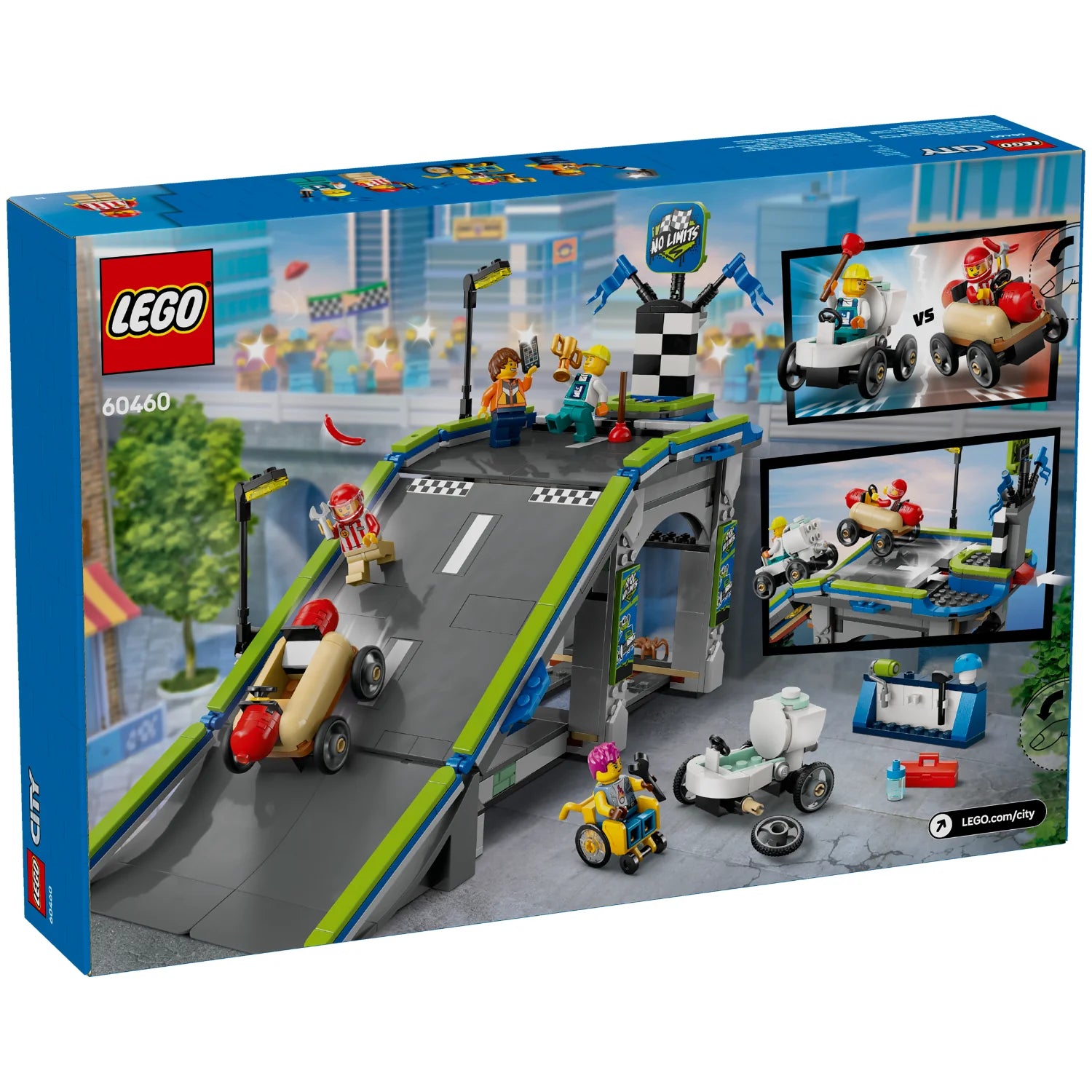 City - No Limits: Race Car Ramp Track (60460)