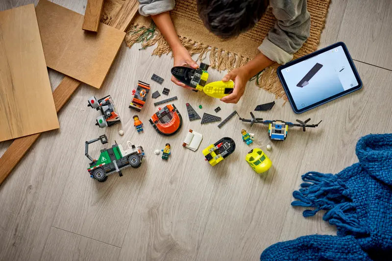 City - Airplane, Service Truck & Hovercraft Remix (60505)