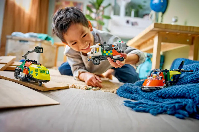 City - Airplane, Service Truck & Hovercraft Remix (60505)