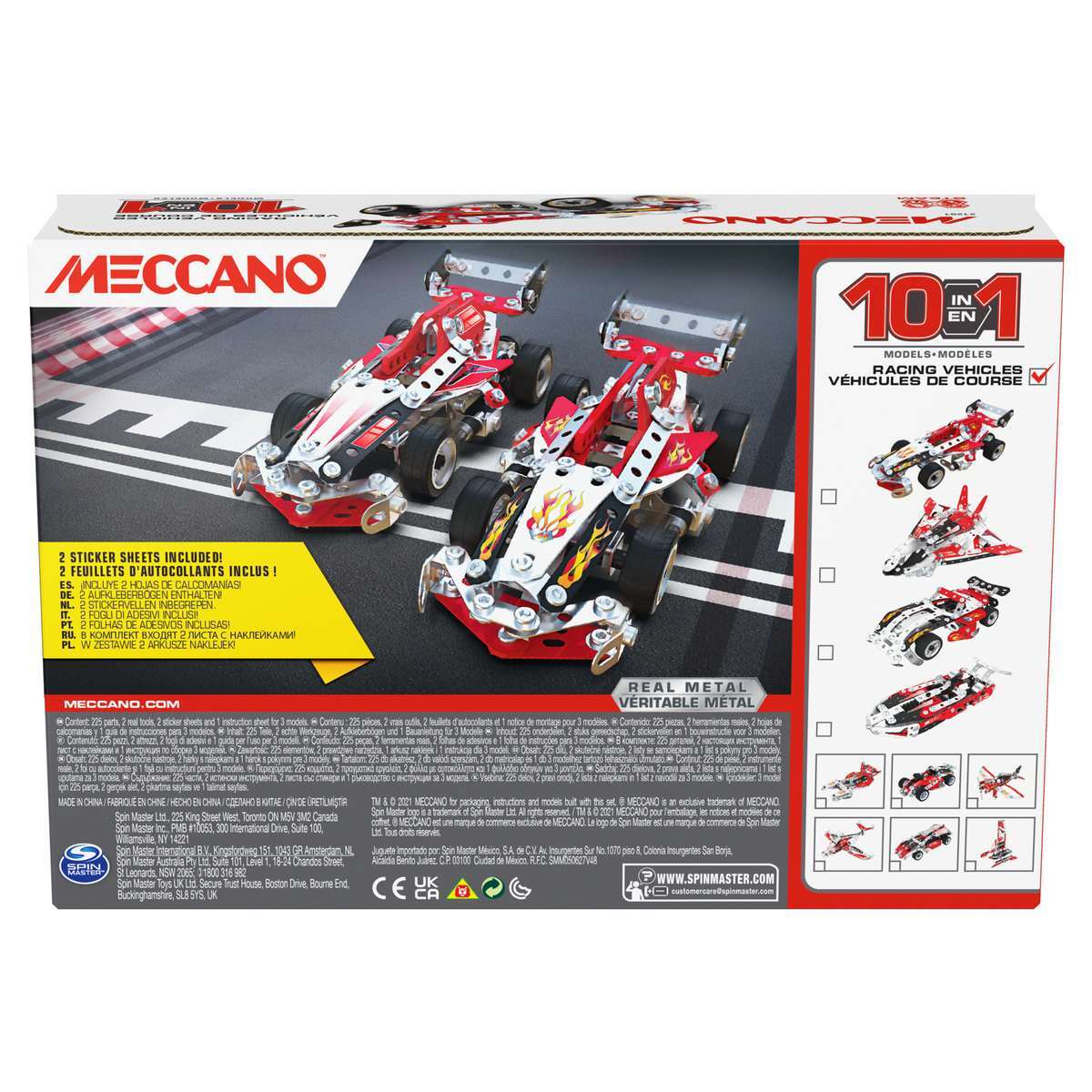 Racing Vehicles - 10 Multi Model Set