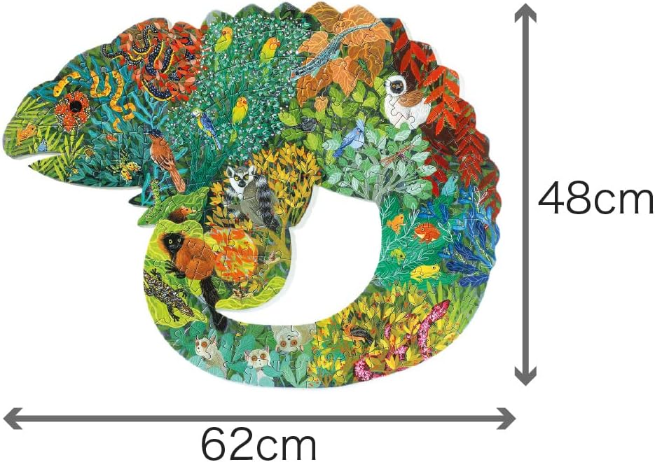 Chameleon Shape - 150 Piece Art Puzzle