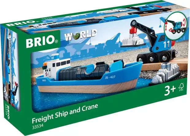 Freight Ship and Crane (33534)