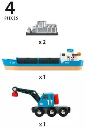 Freight Ship and Crane (33534)