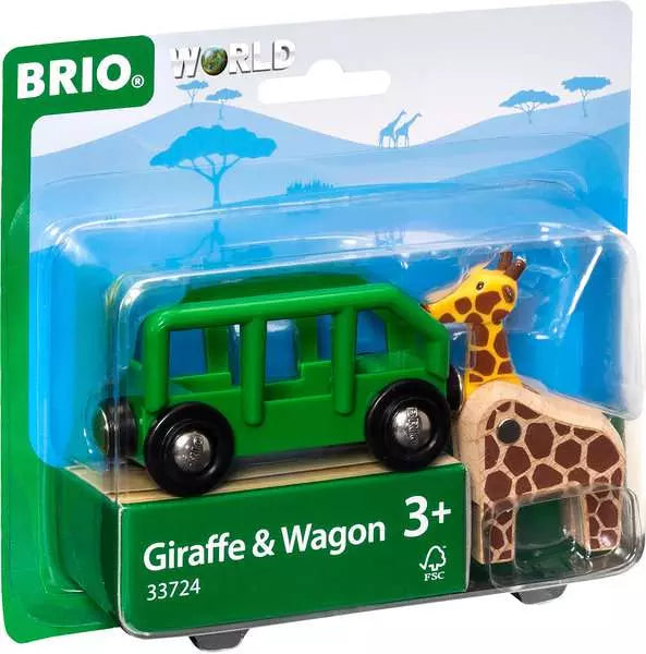 Giraffe and Wagon (33724)
