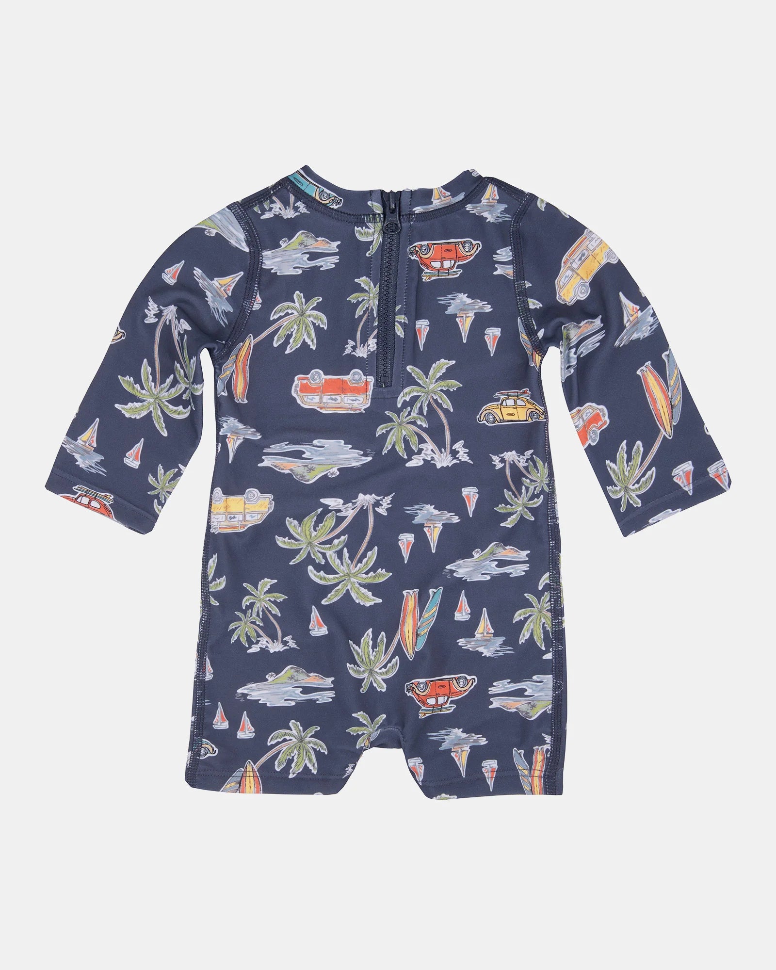 Swim Onesie L/S - Surf Twilight