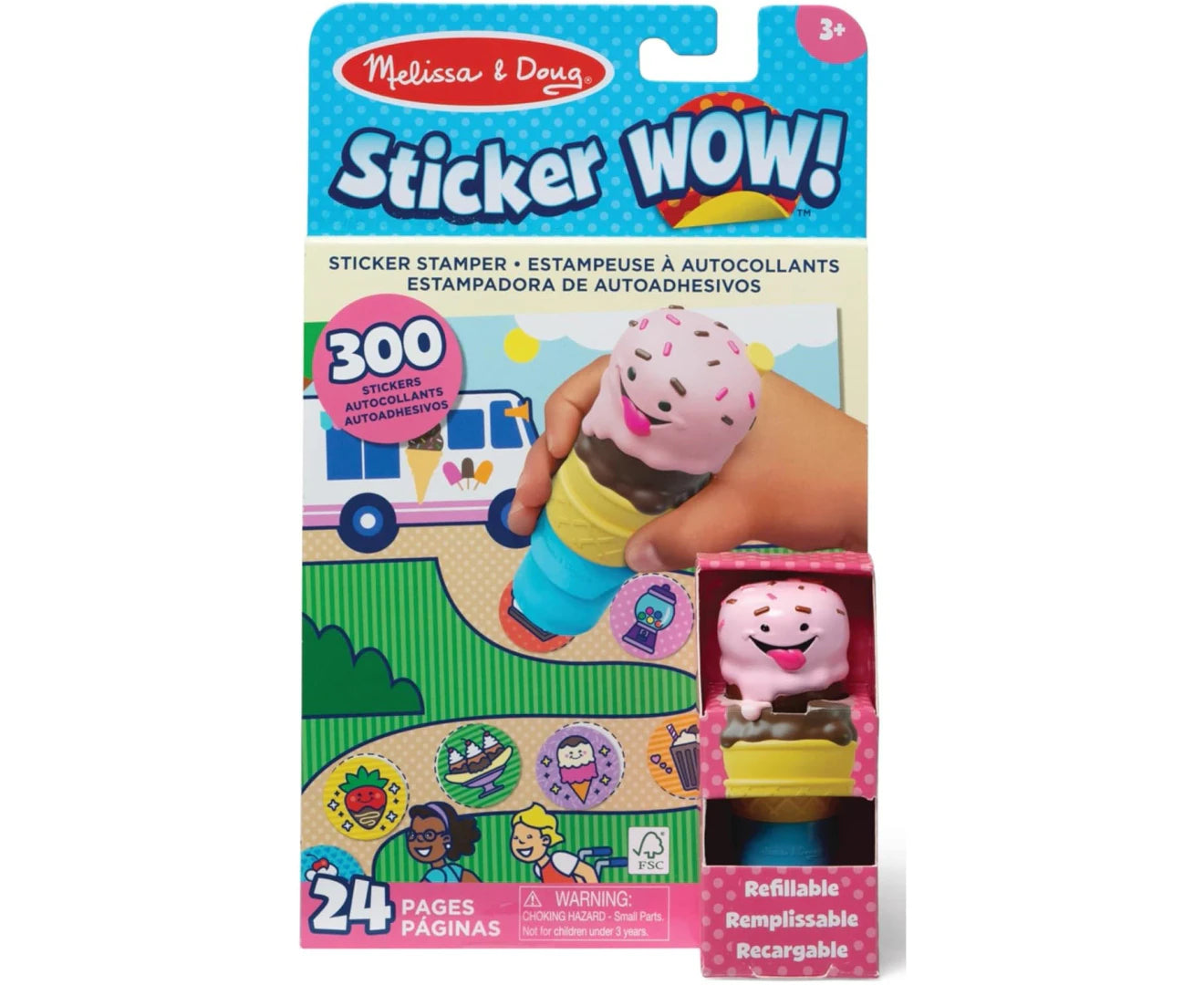 Sticker WOW! Activity Pad Set - Frosty the Ice Cream