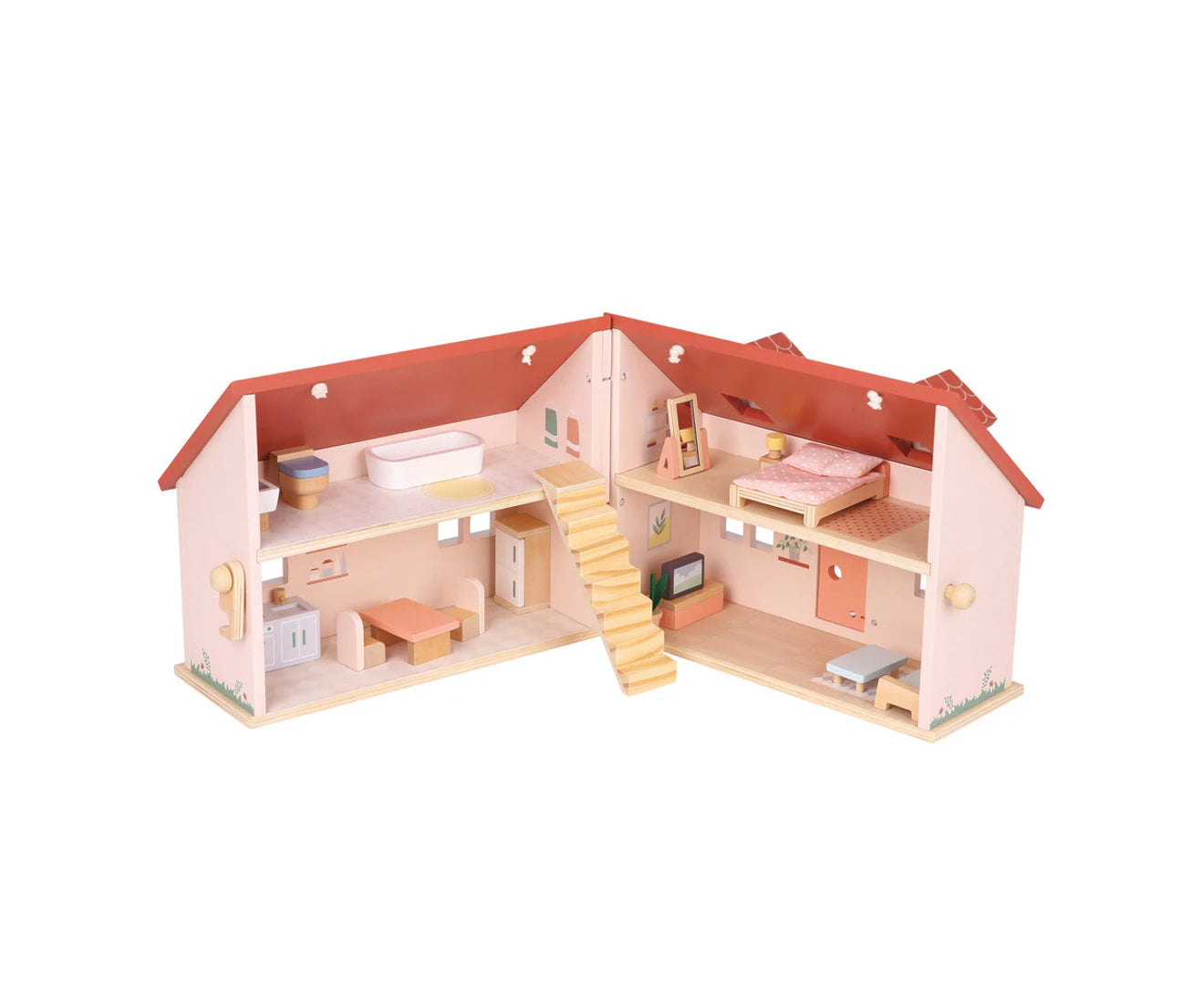 Mini Doll House with Furniture