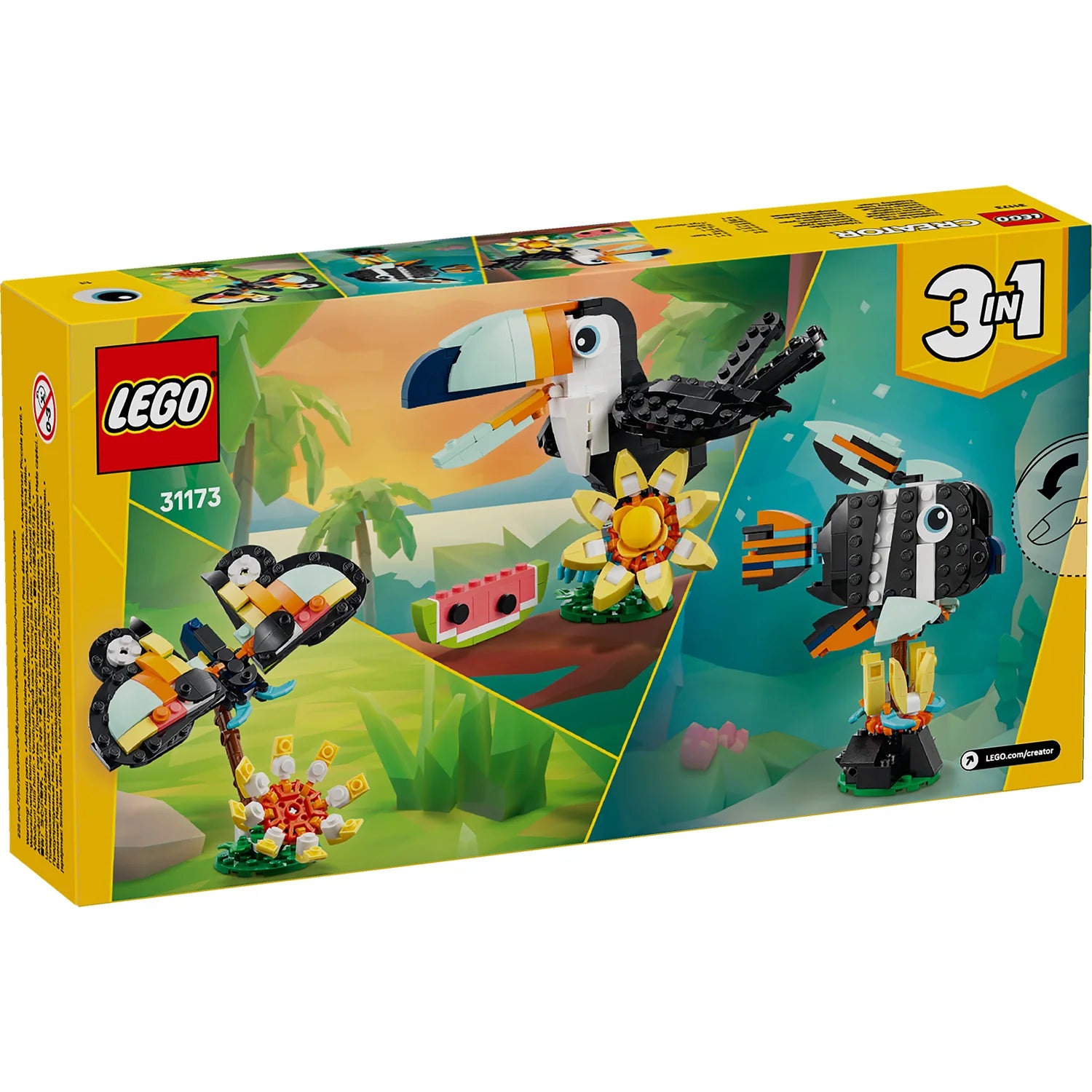 Creator 3-in-1 - Wild Animals: Tropical Toucan (31173)