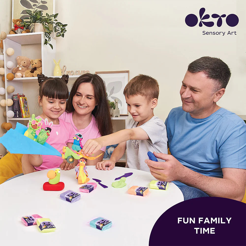 Sensory Art - 24 Colours Air Clay Creativity Set