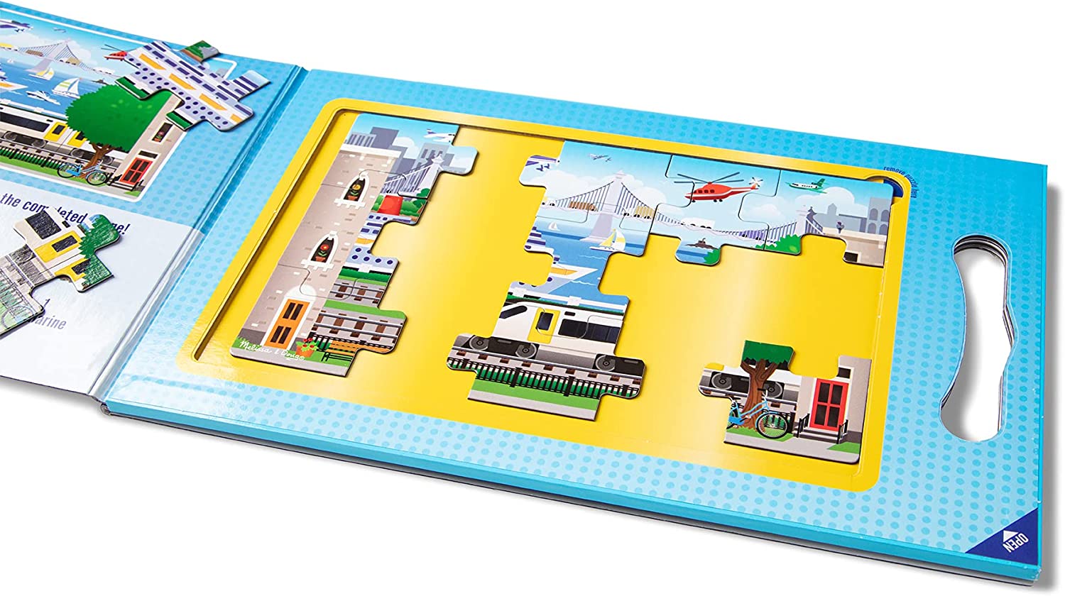 Magnetic Take-Along Jigsaw Puzzle - Vehicles