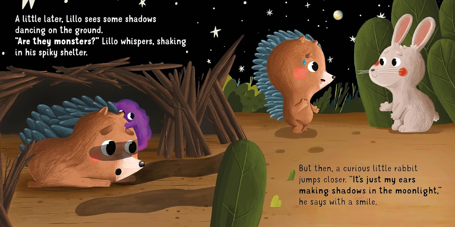 Board Book - Emotions - Lillo The Hedgehog - Feeling Frightened