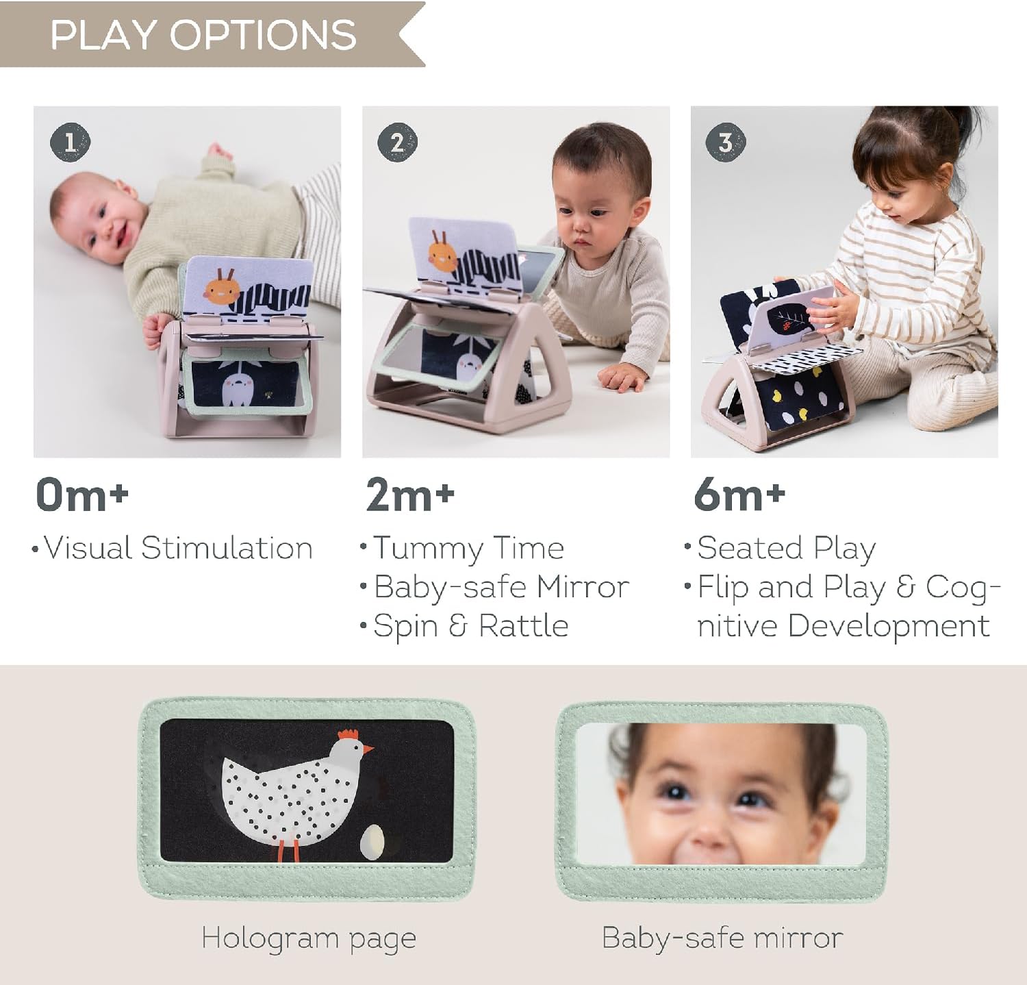 Black & White Spinning Book