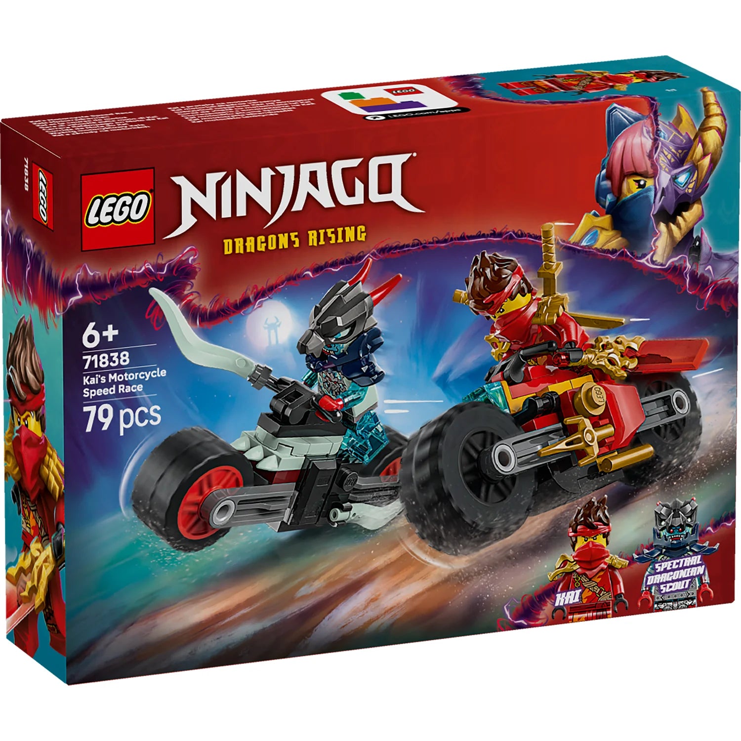NINJAGO® - Kai's Motorcycle Speed Race (71838)
