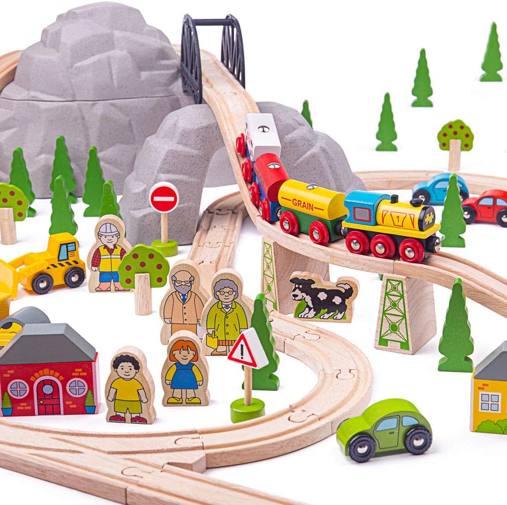 Mountain Railway Train Set