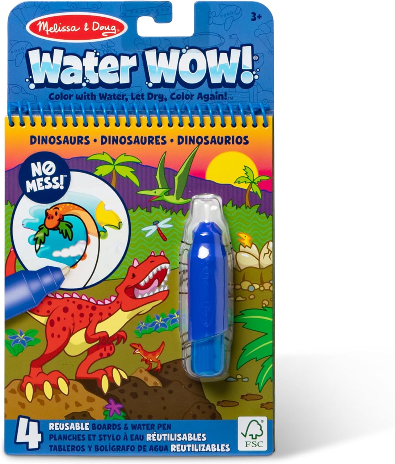 On the Go - Water WOW! - Dinosaurs - Toot Toot Toys