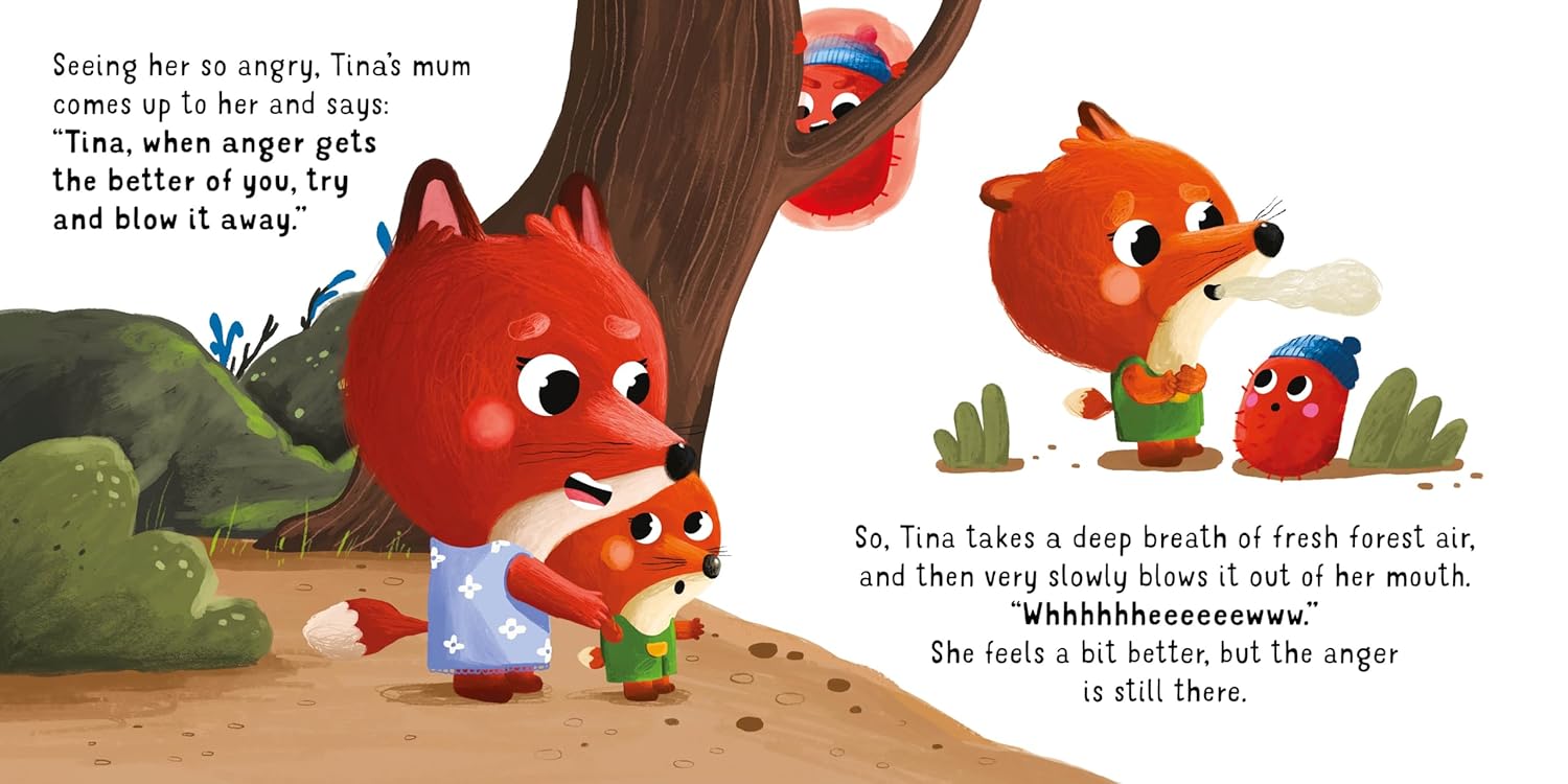 Board Book - Emotions - Tina The Fox - Feeling Angry