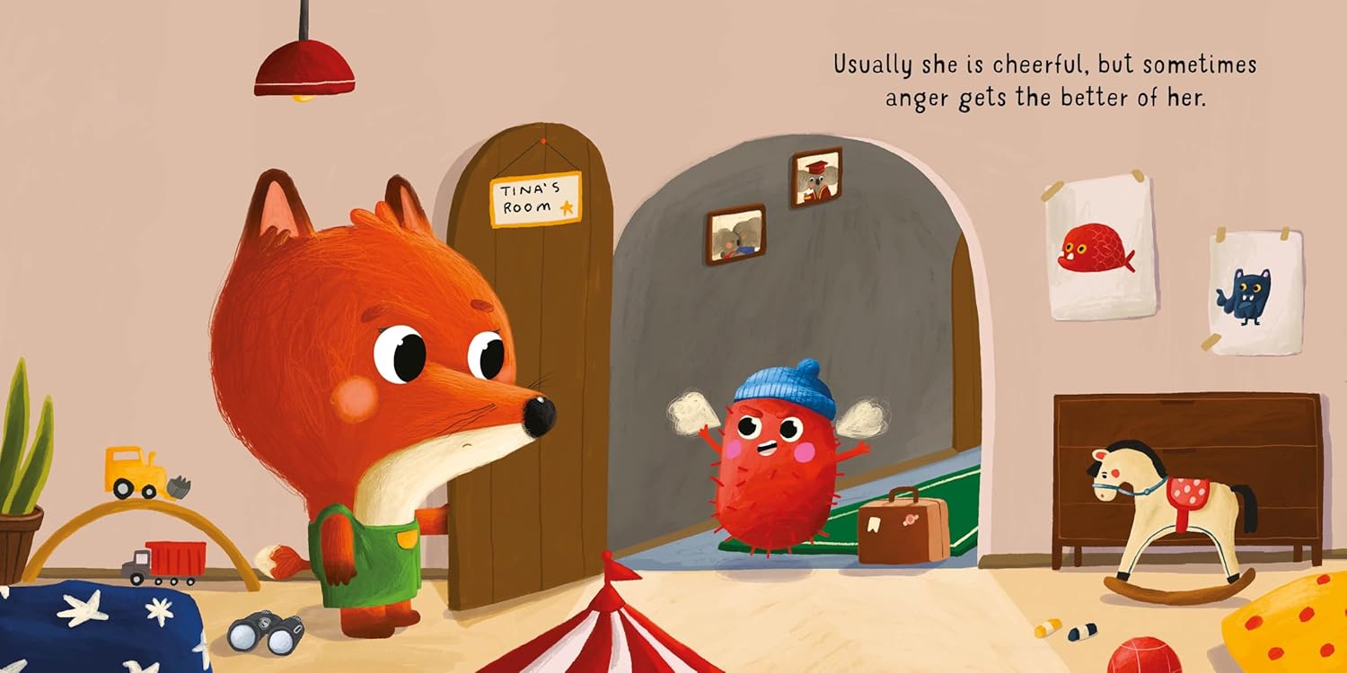 Board Book - Emotions - Tina The Fox - Feeling Angry