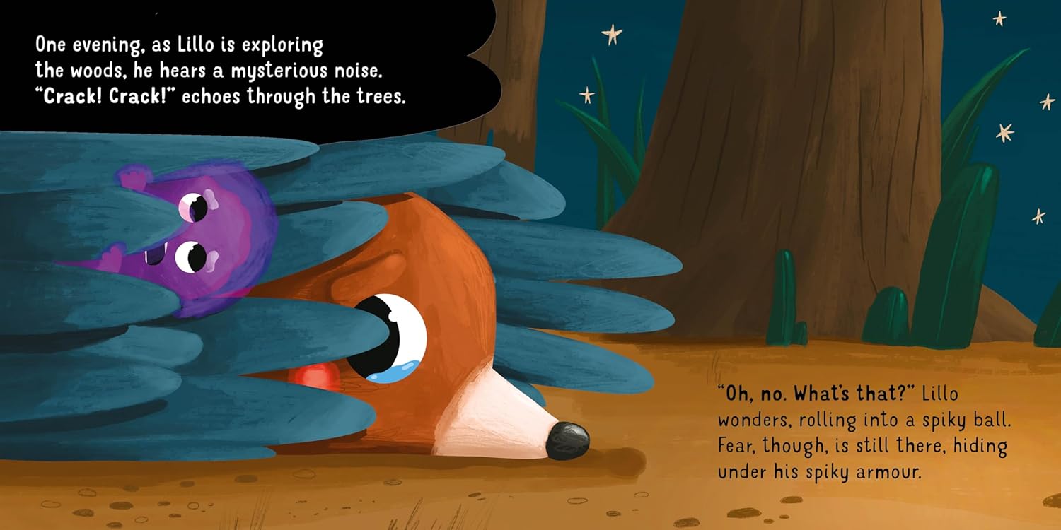 Board Book - Emotions - Lillo The Hedgehog - Feeling Frightened
