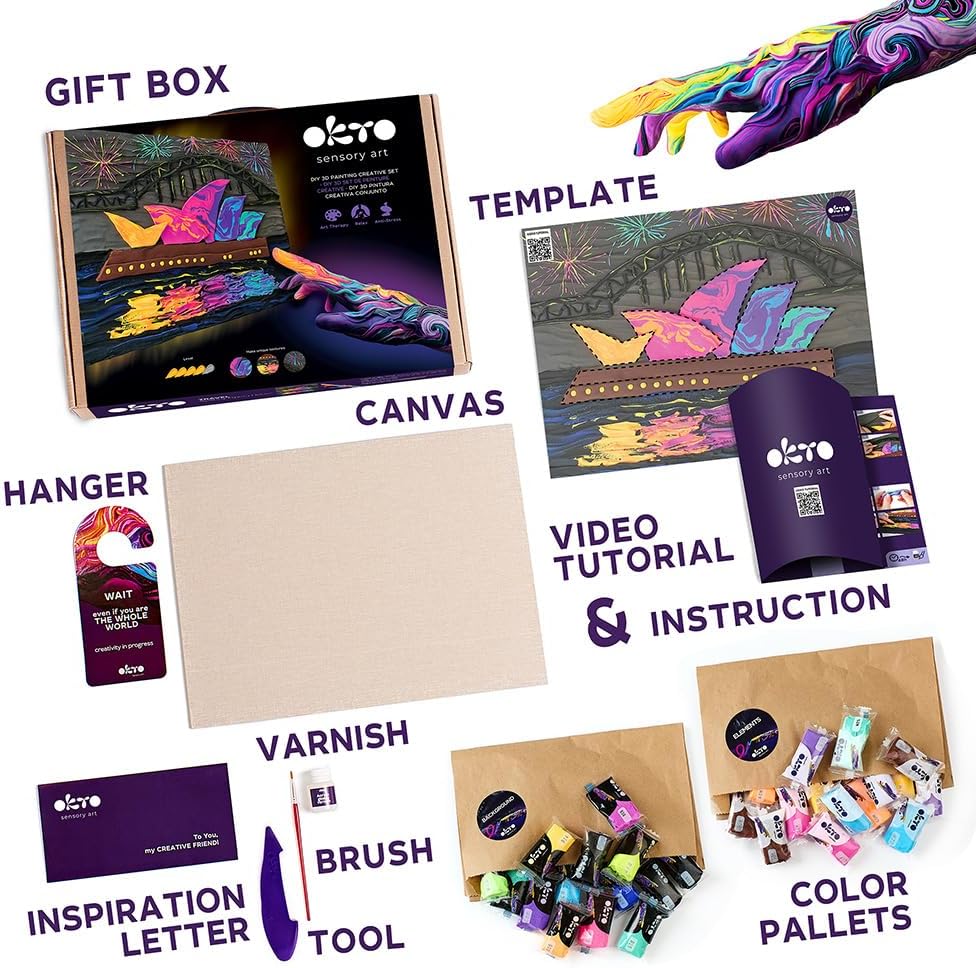 Sensory Art 3D Creative Set - Sydney Opera House