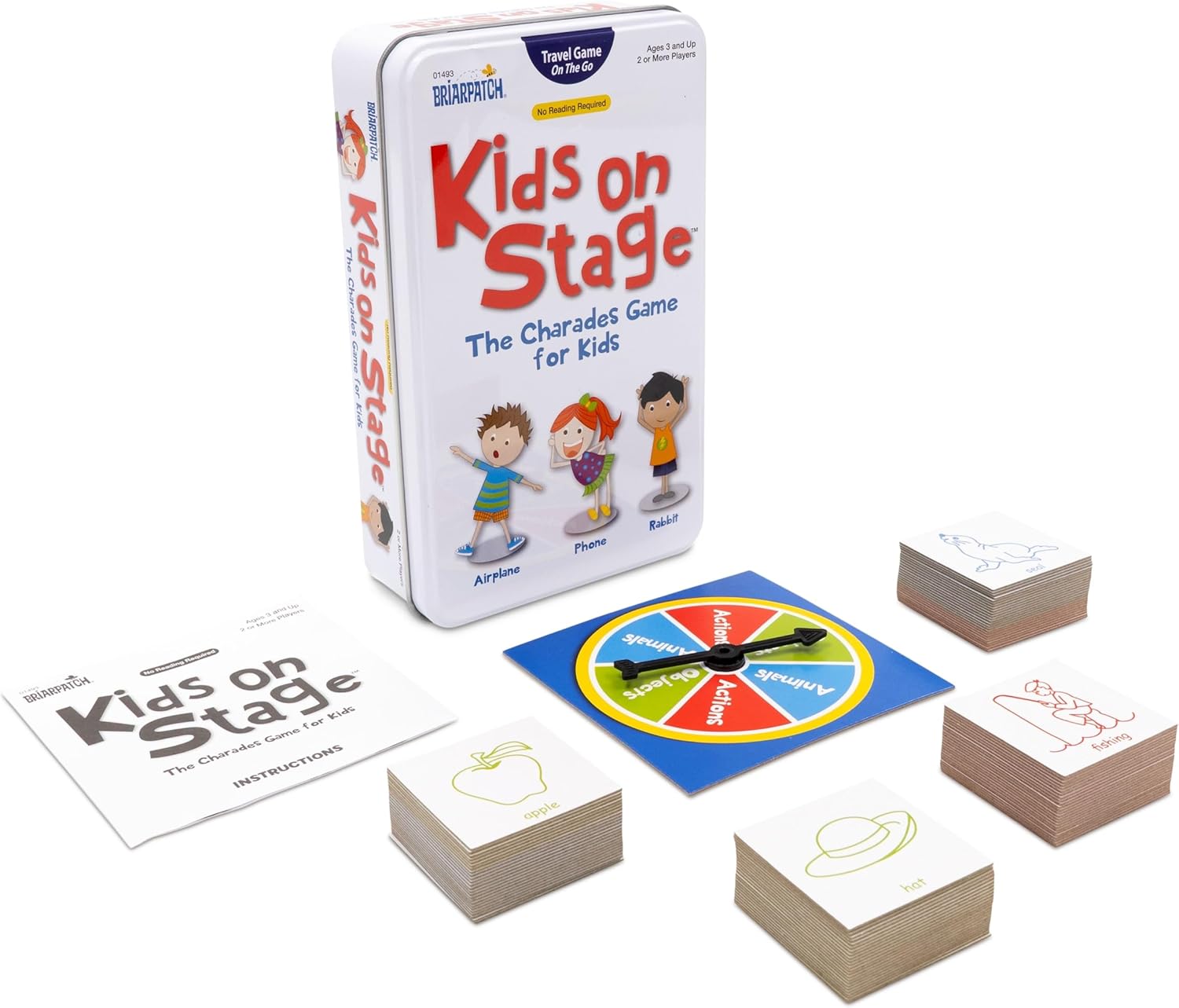 Kids On Stage - The Charades Games for Kids - Tin