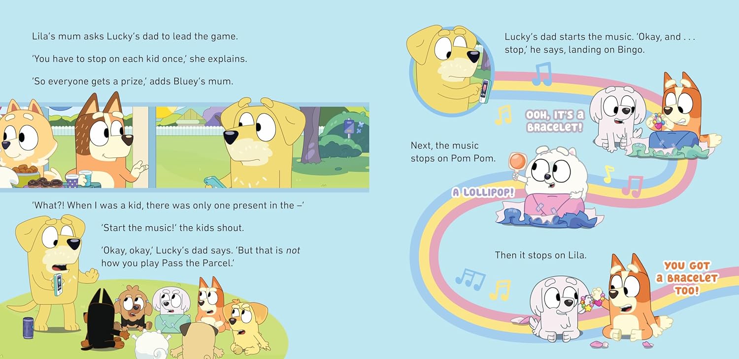 Bluey - Pass The Parcel Book