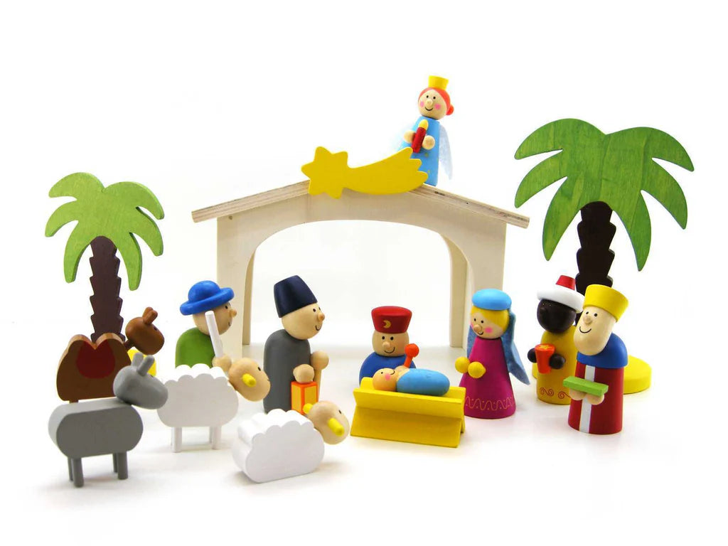 Wooden Nativity Set - Ex Display