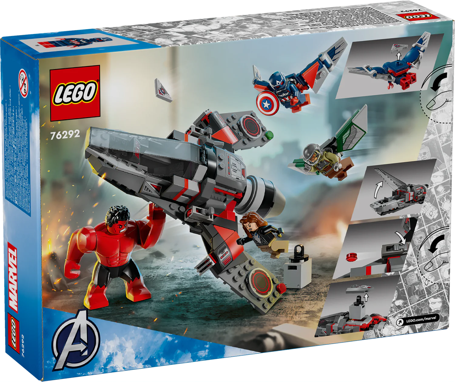 Marvel - Captain America vs. Red Hulk Battle (76292)