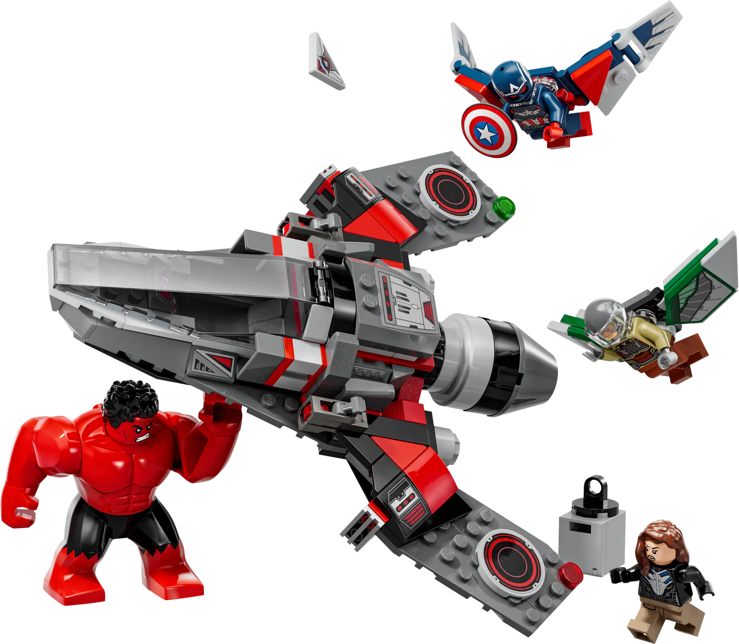 Marvel - Captain America vs. Red Hulk Battle (76292)