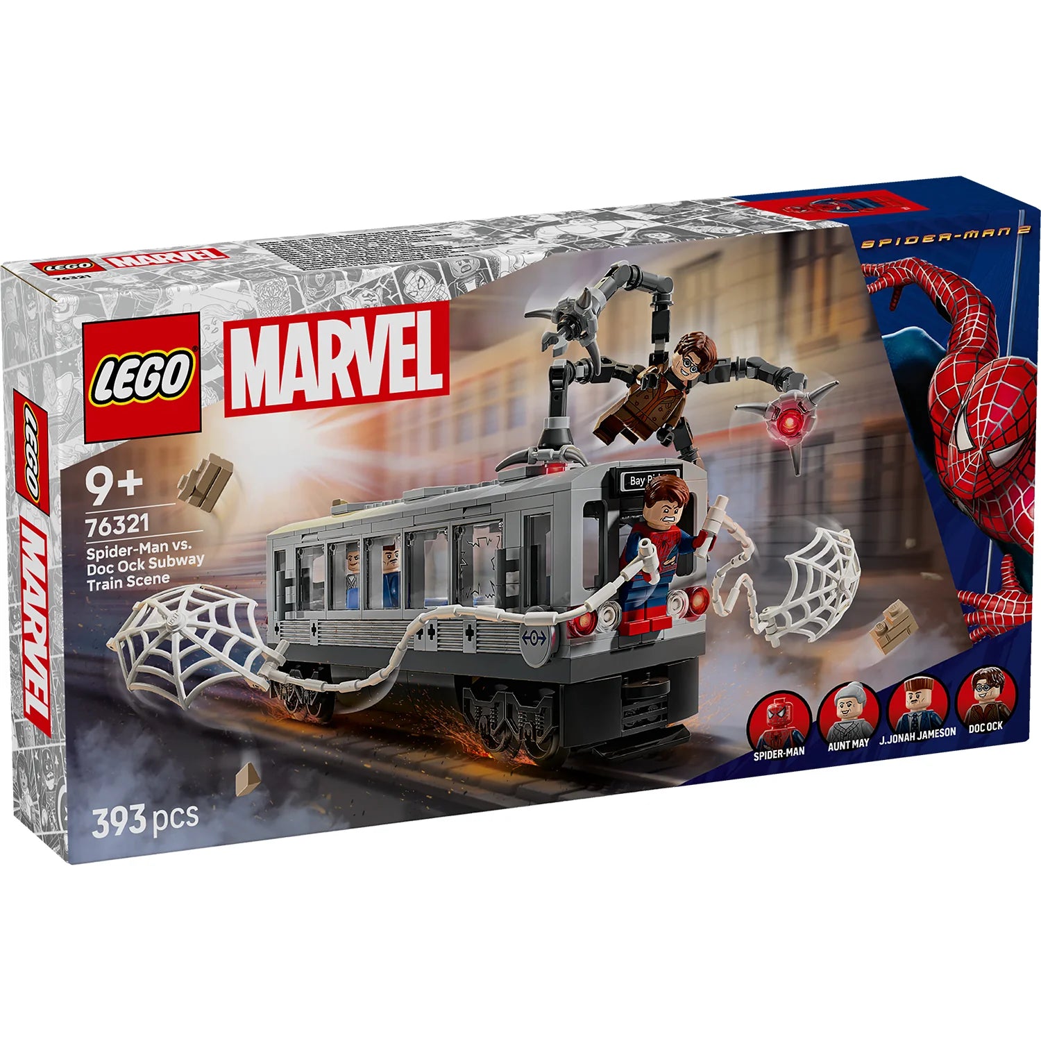 Marvel - Spider-Man vs. Doc Ock Subway Train Scene (76321)