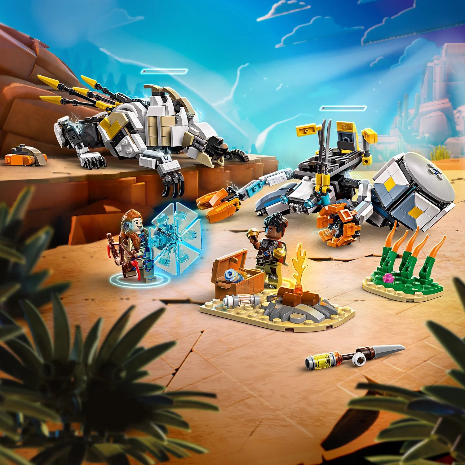 Horizon Adventures™ - Aloy & Varl vs. Shell-Walker & Sawtooth (77037)