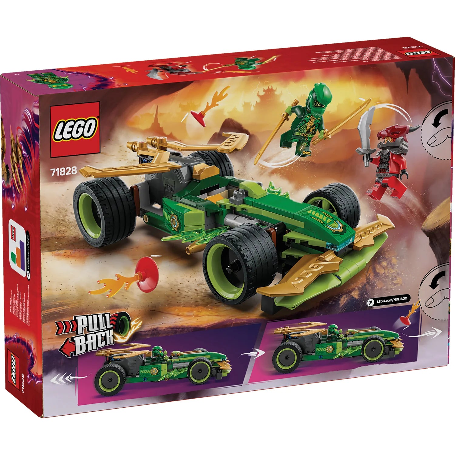 NINJAGO® - Lloyd's Pull-Back Race Car (71828)