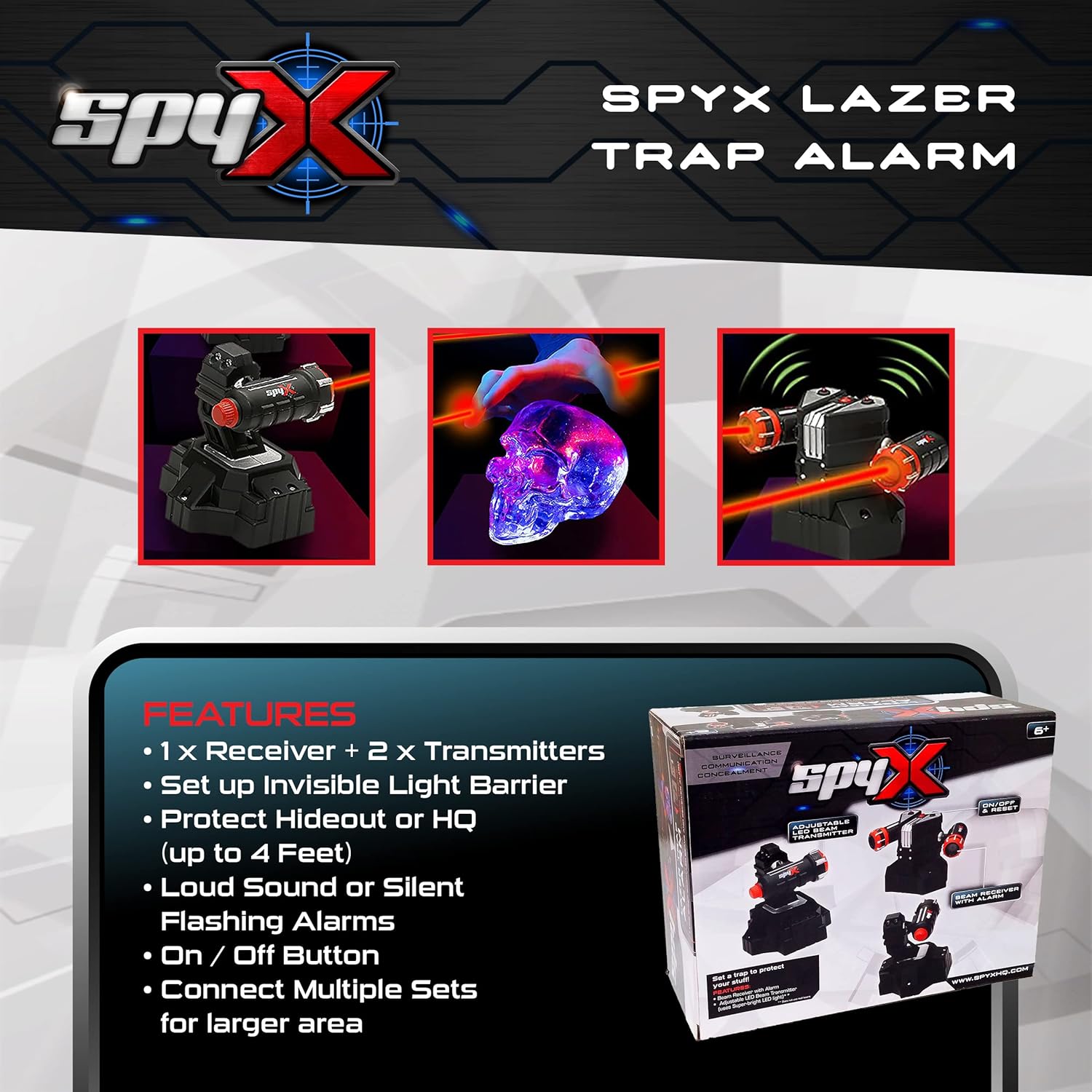 Lazer Trap Alarm