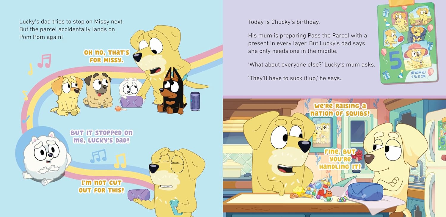 Bluey - Pass The Parcel Book