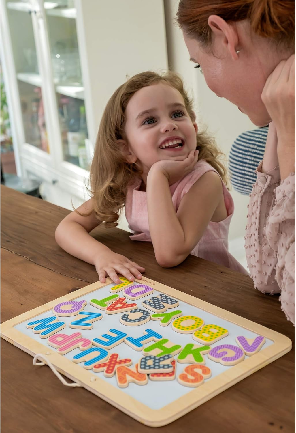 Magnetic Alphabet Puzzle & Drawing Board