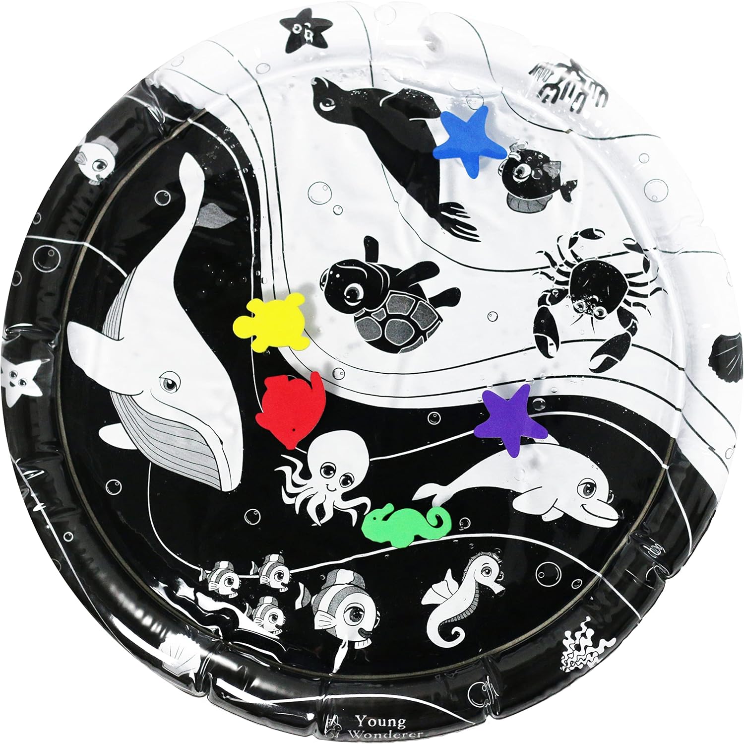 High Contrast Sensory Water Mat - Under The Sea