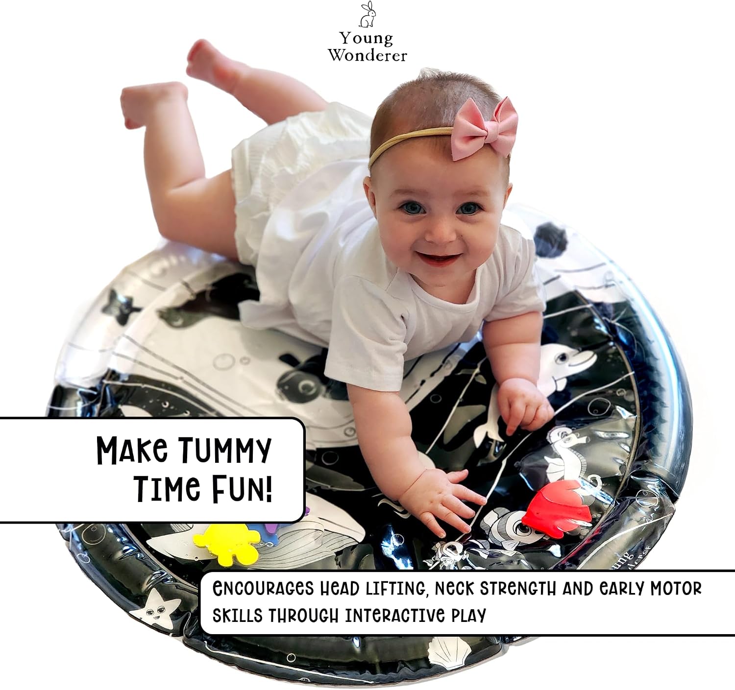 High Contrast Sensory Water Mat - Under The Sea