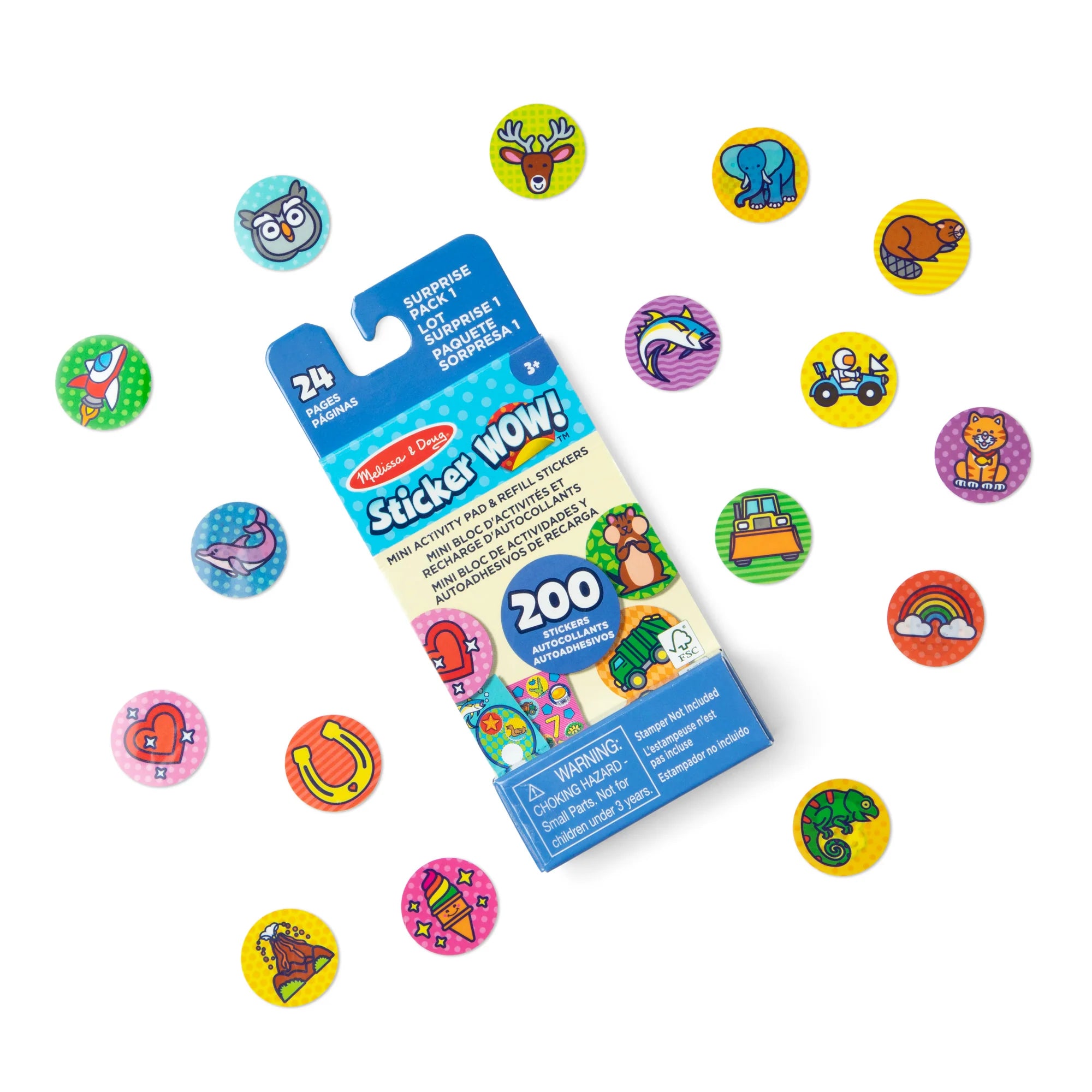 Sticker WOW! Mini Activity Pad & Refill Stickers