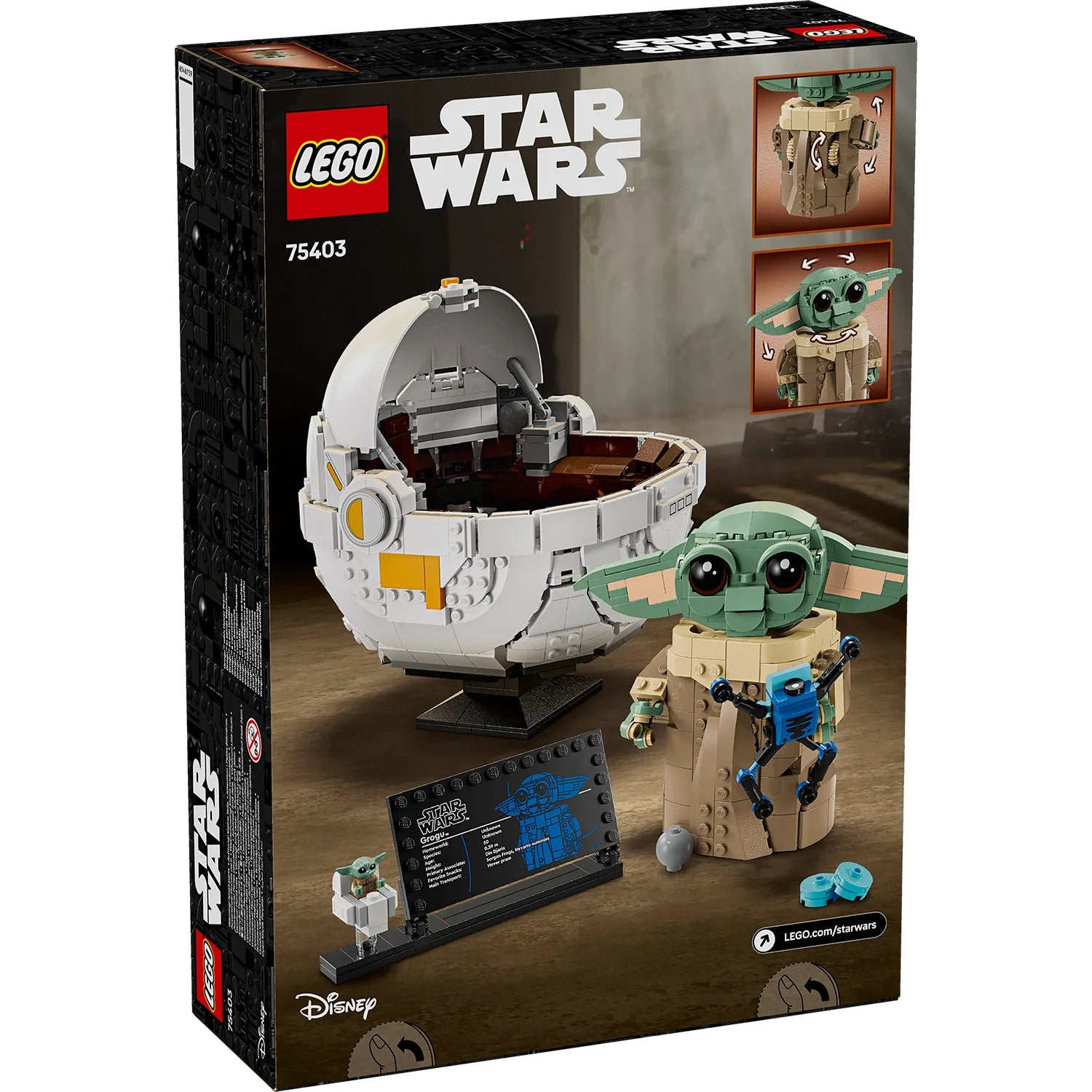 Star Wars™ - Grogu™ with Hover Pram (75403)