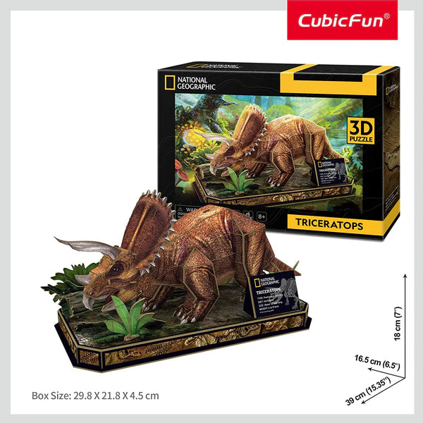 3D Puzzle - Triceratops