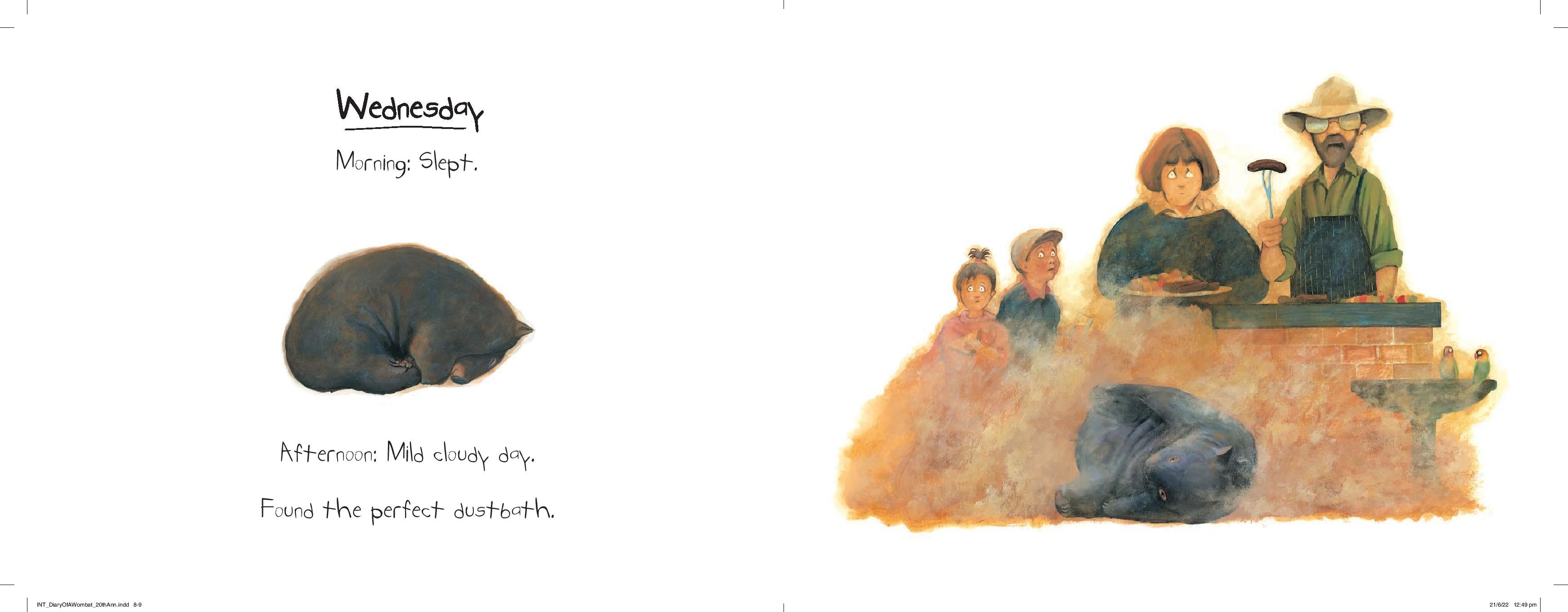 Diary of a Wombat (Board Book)