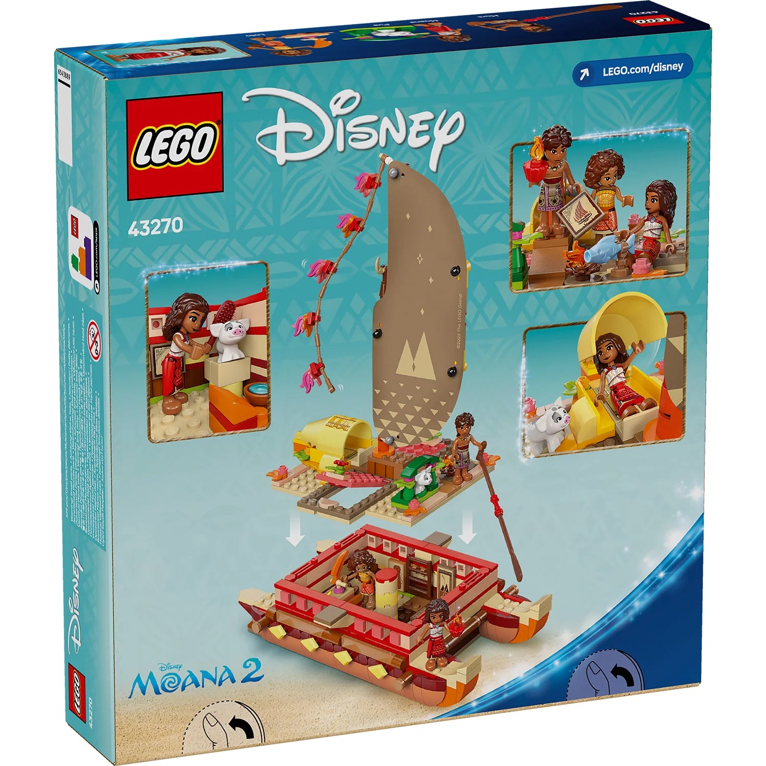 Disney™ - Moana’s Adventure Canoe (43270)