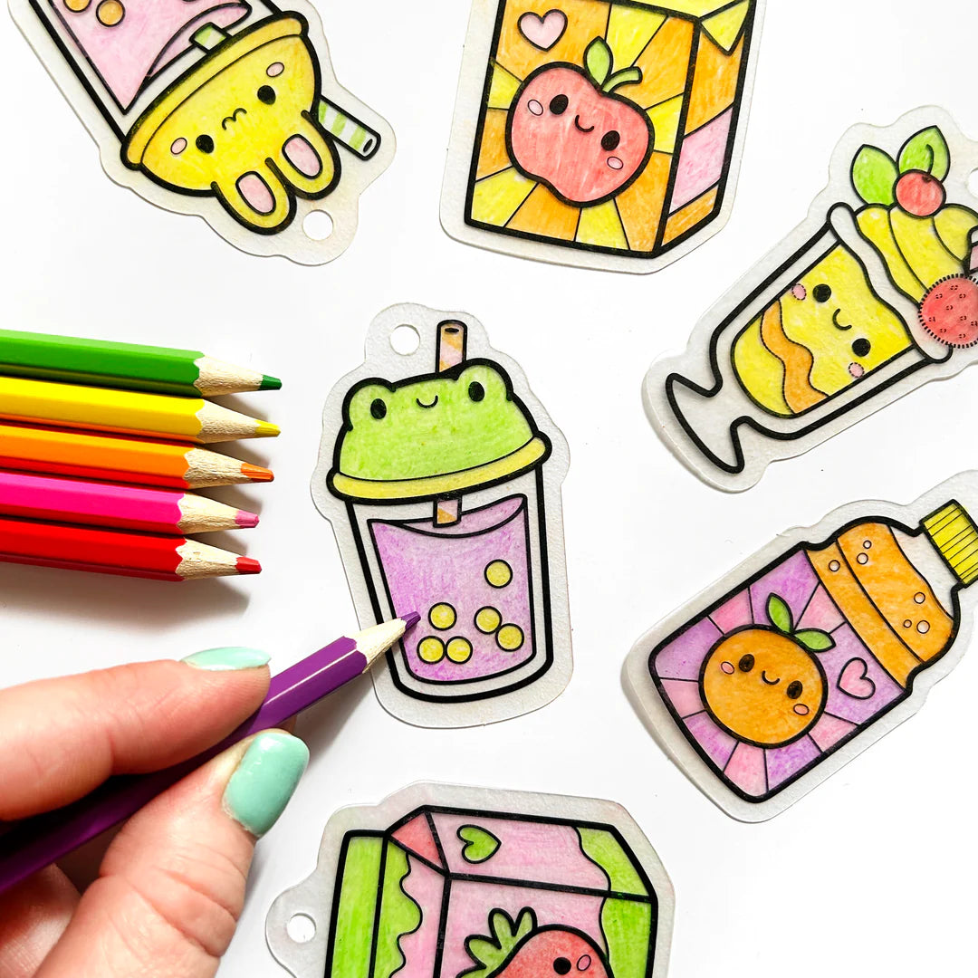 Shrinkorama Charm Bracelet - Kawaii Drinks