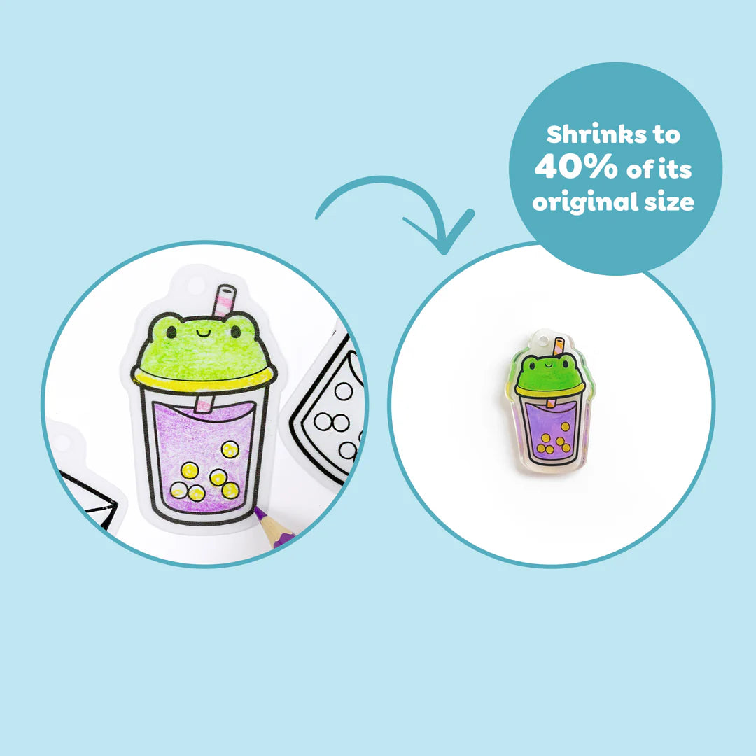 Shrinkorama Charm Bracelet - Kawaii Drinks