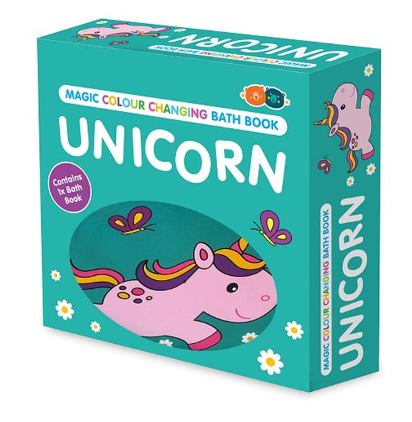 Buddy & Barney - Magic Colour Changing Bath Book - Unicorn