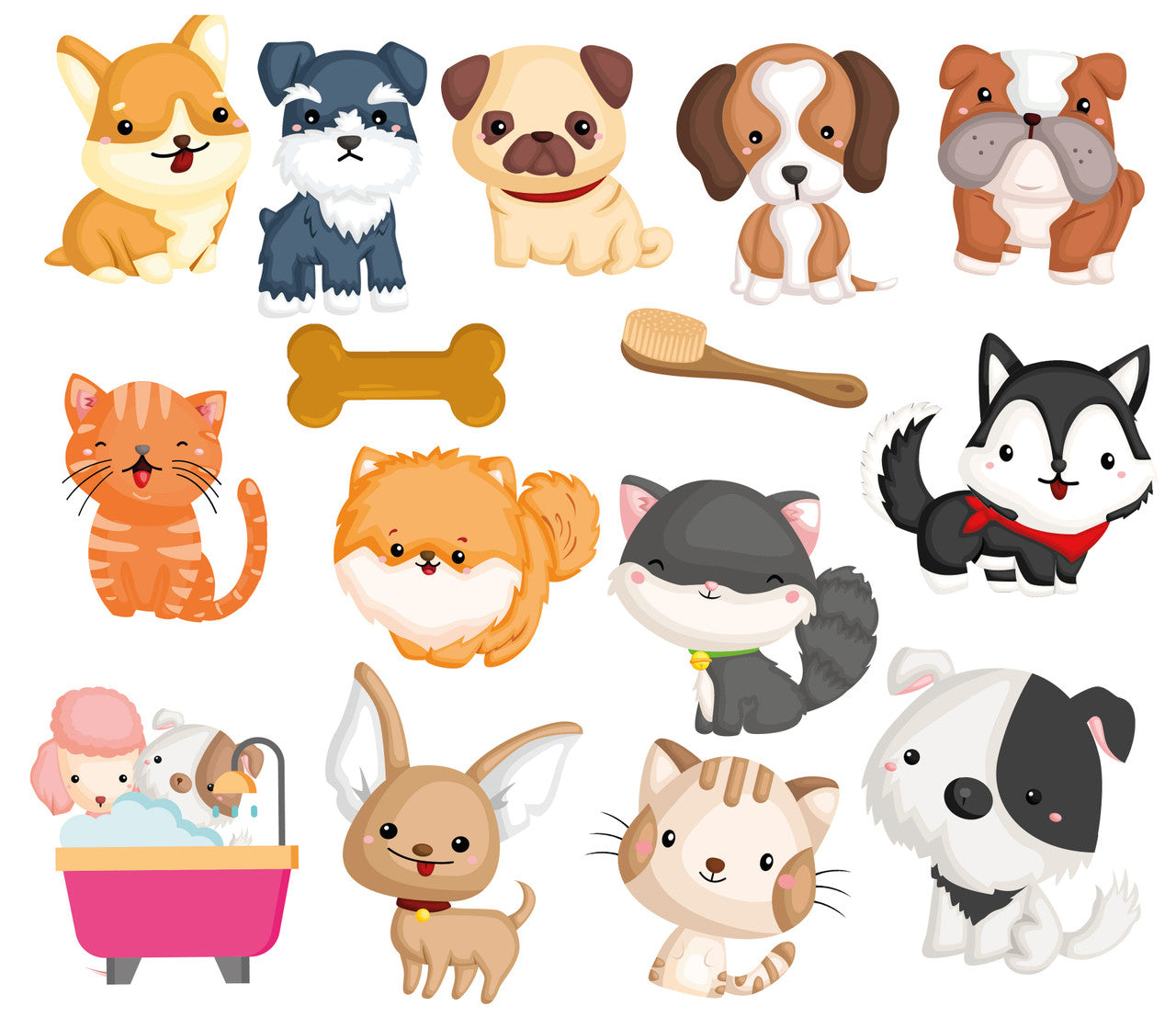 Colour Changing Bath Stickers - Muddy Paws